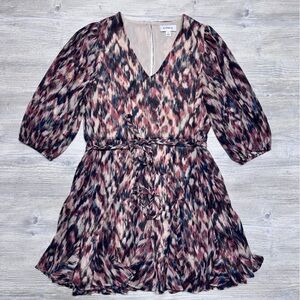 Evereve Multicolor Patterned Flowy Dress Small